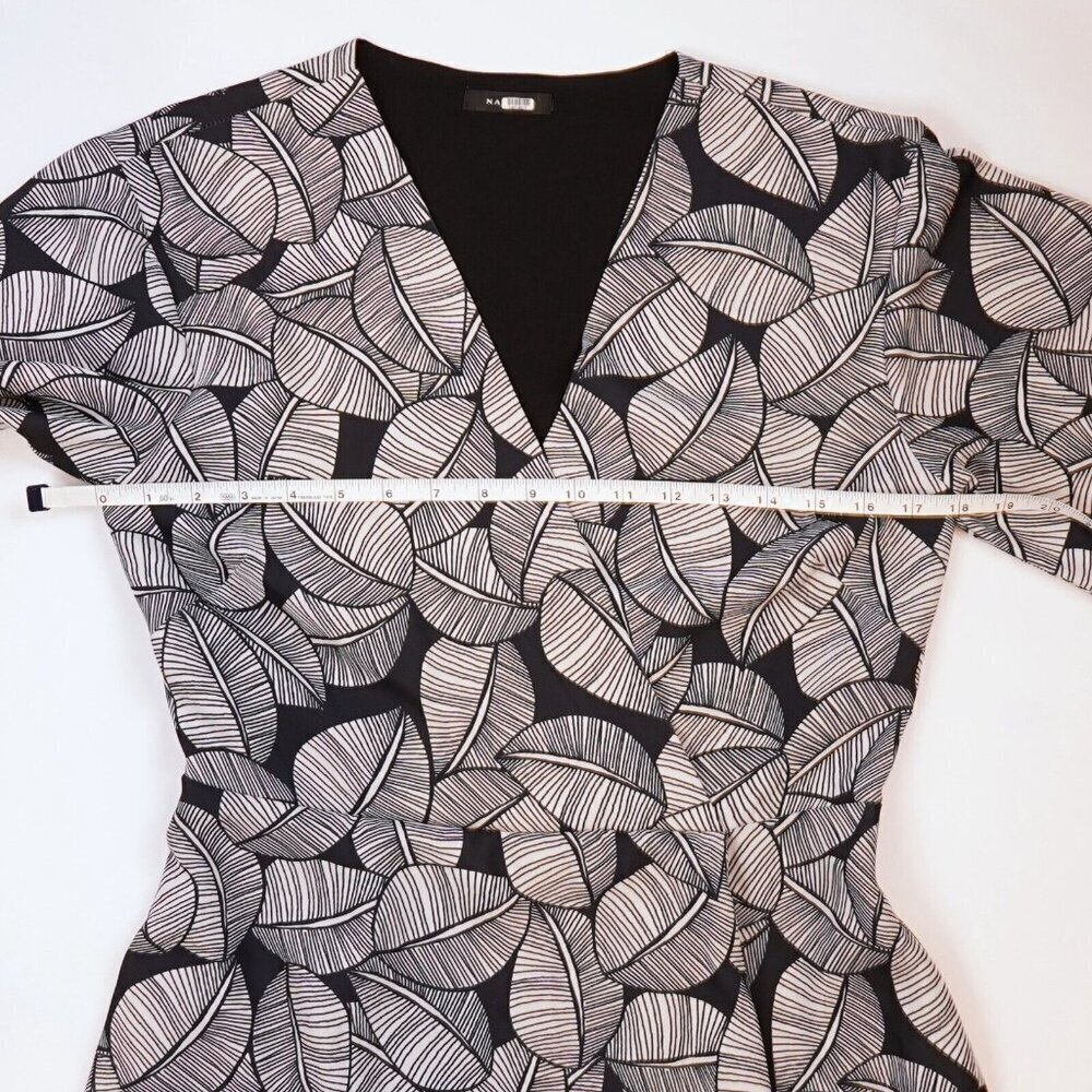 Natori Leaves of Paradise Asymmetrical Dress - Size 6 - EUC - Picture 6 of 8